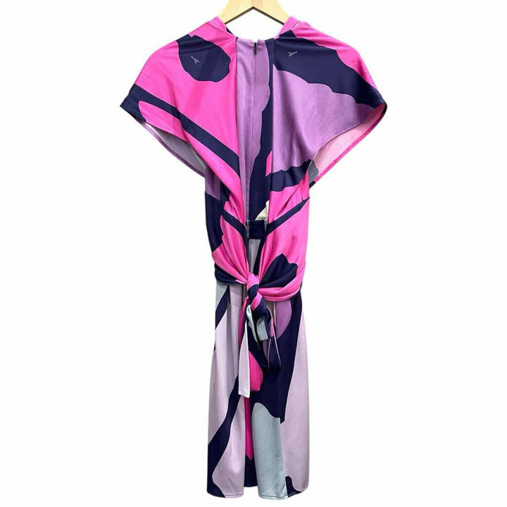 Issa London Silk Crossover Tie Dress - Size 6