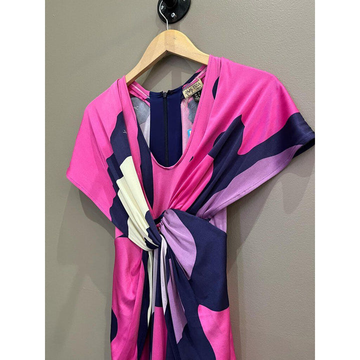 Issa London Silk Crossover Tie Dress - Size 6
