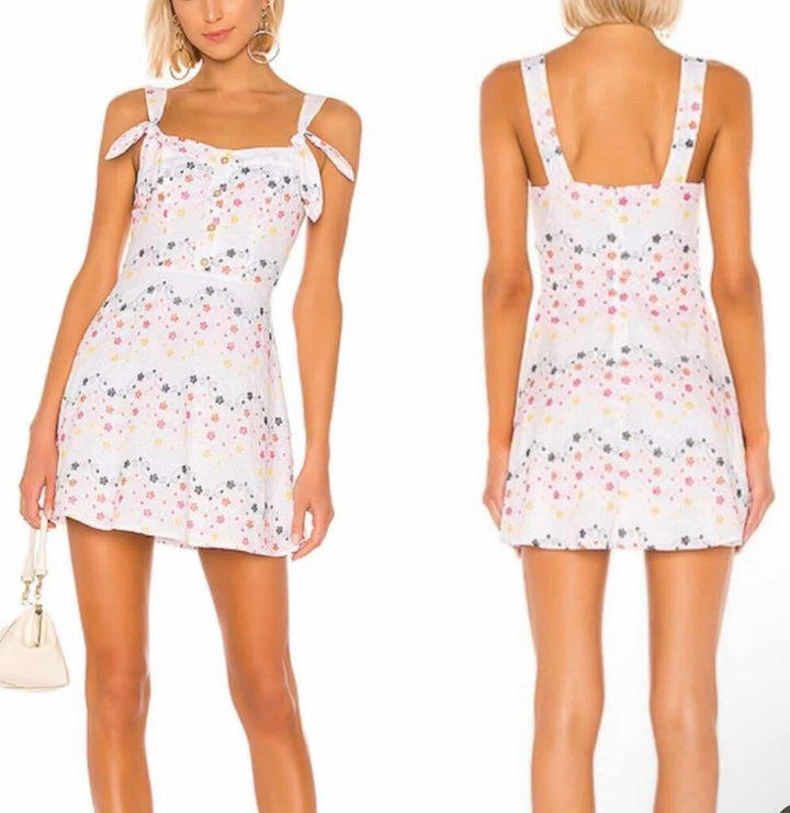 Tularosa NWT Mini Embroidered Eyelet Dress - Size Small
