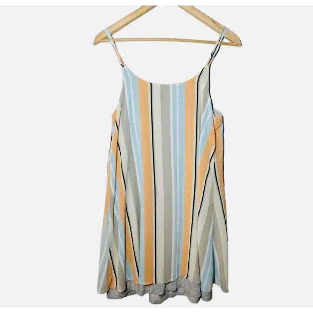 Dolan Left Coast Laurel NWT Anthropologie Striped Spaghetti Strap Slip Dress - Size Small
