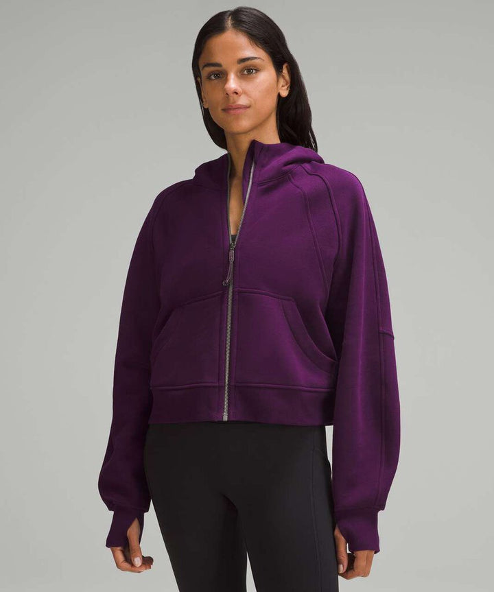 Lululemon Scuba Oversized Full-Zip Hoodie in Dramatic Magenta - Size M/L(Retails $128)