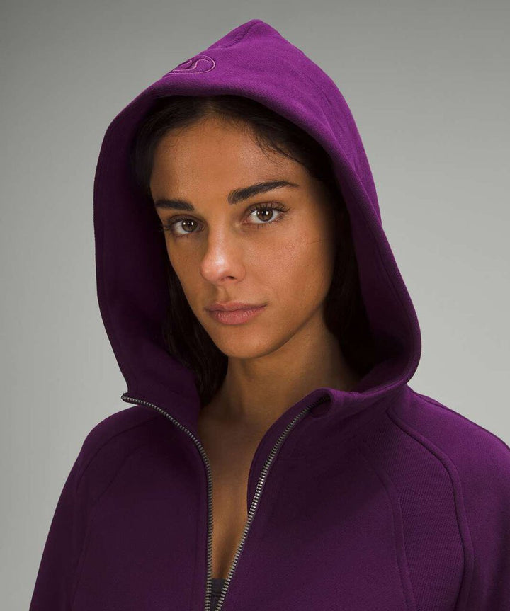 Lululemon Scuba Oversized Full-Zip Hoodie in Dramatic Magenta - Size M/L(Retails $128)