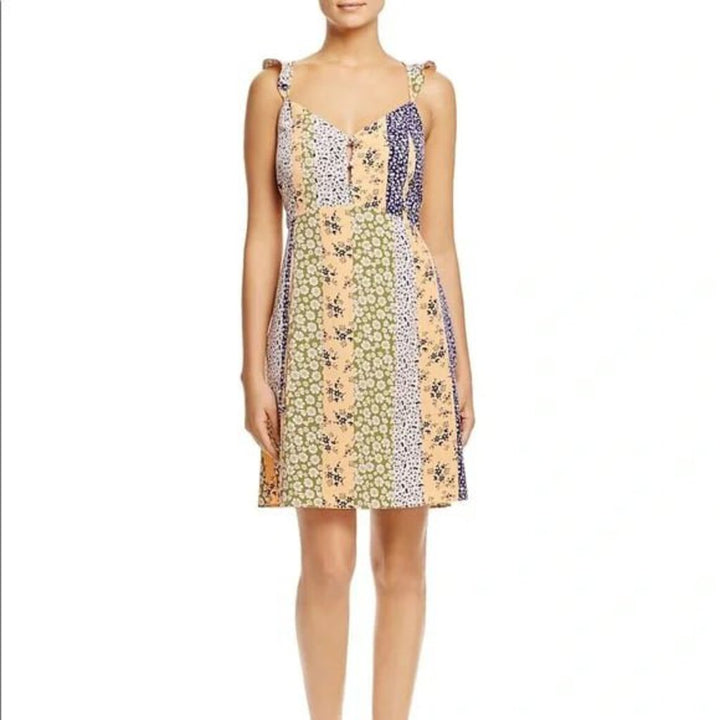 Vera Moda Floral Boho Mini Dress - Size XS