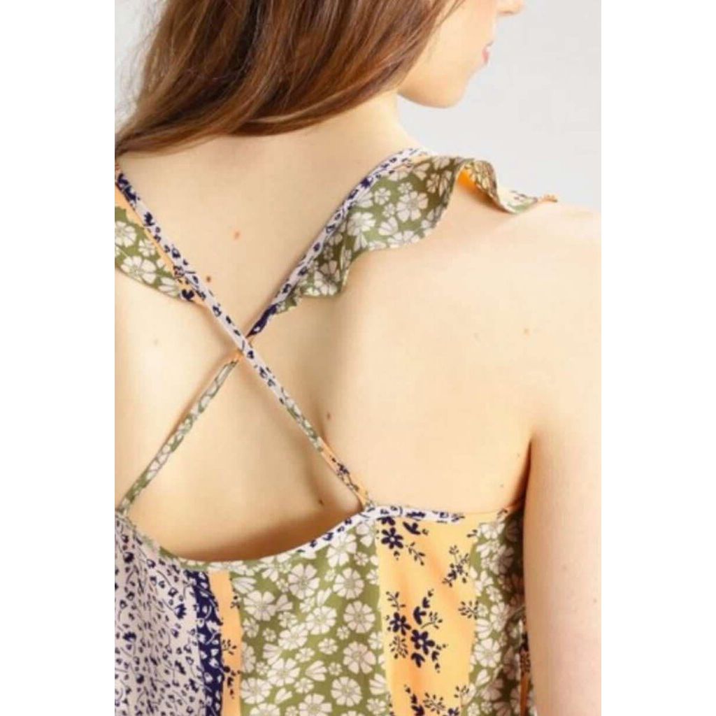 Vera Moda Floral Boho Mini Dress - Size XS