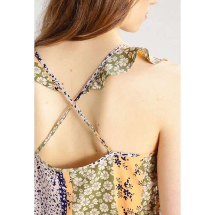 Vera Moda Floral Boho Mini Dress - Size XS