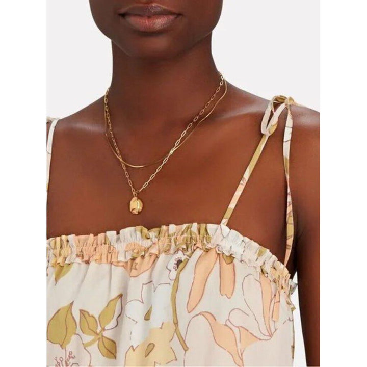 Rails Caralyn Floral Tiered Ruffle Mini Dress - Size Medium