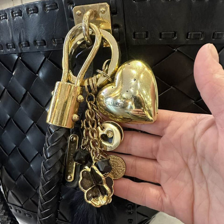 Michael Kors Woven Leather Santorini Tote