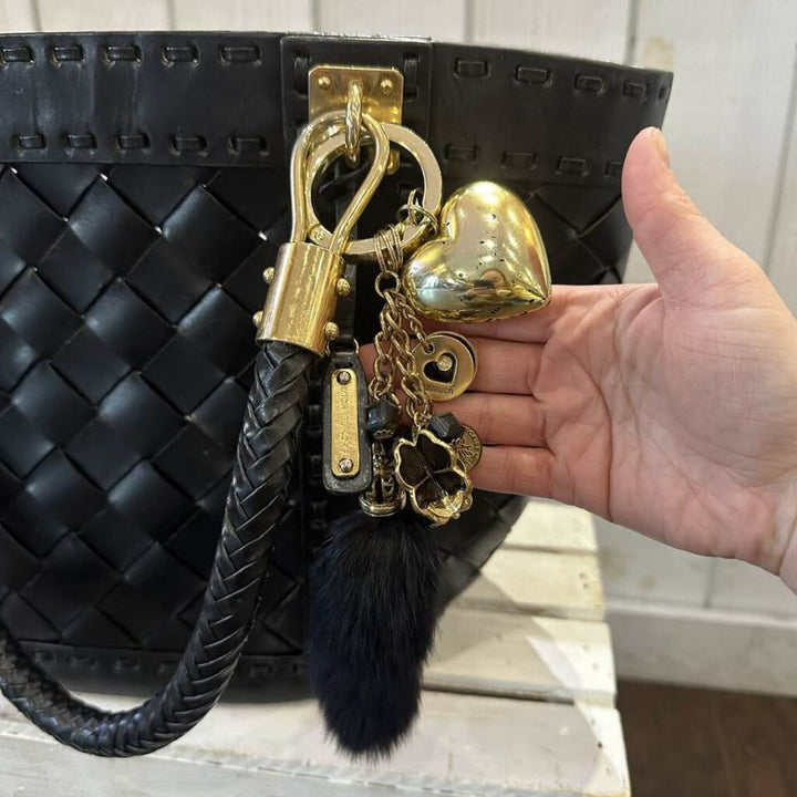 Michael Kors Woven Leather Santorini Tote