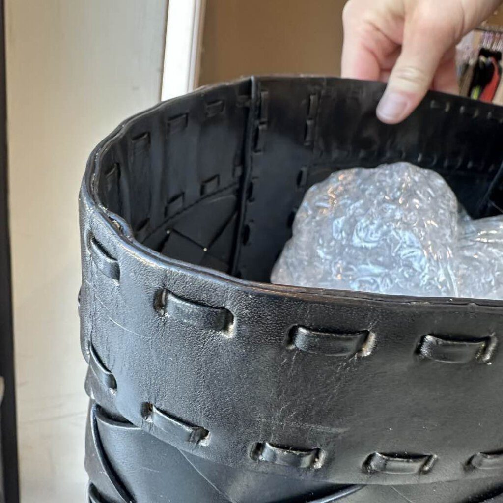 Michael Kors Woven Leather Santorini Tote