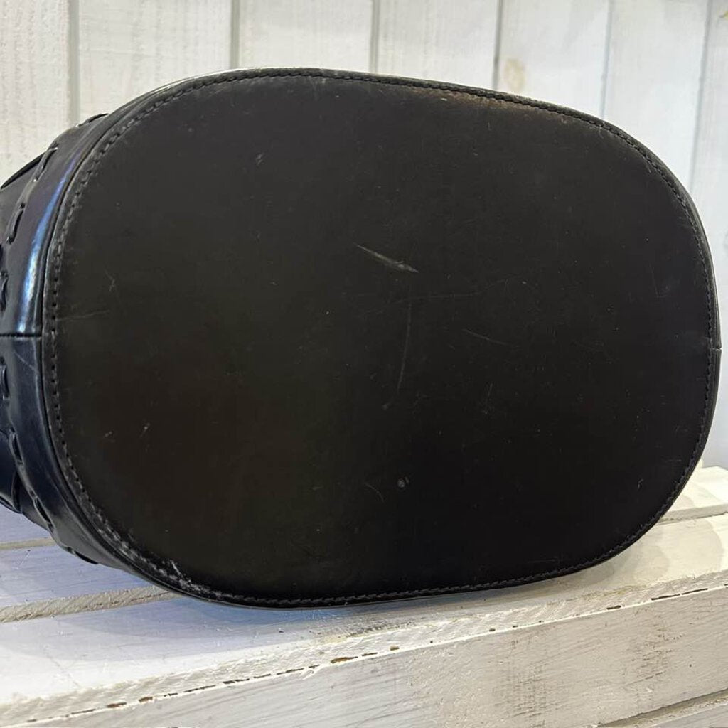 Michael Kors Woven Leather Santorini Tote