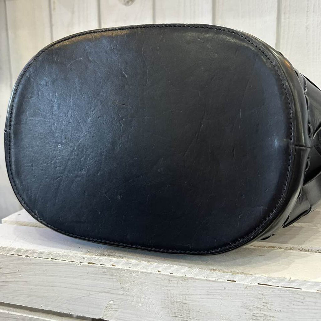 Michael Kors Woven Leather Santorini Tote