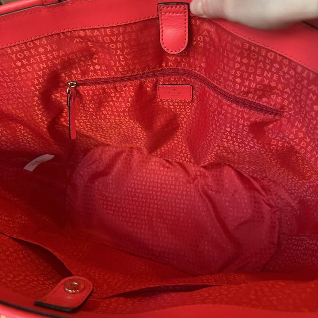 Kate Spade Woven Straw Fringe Tote