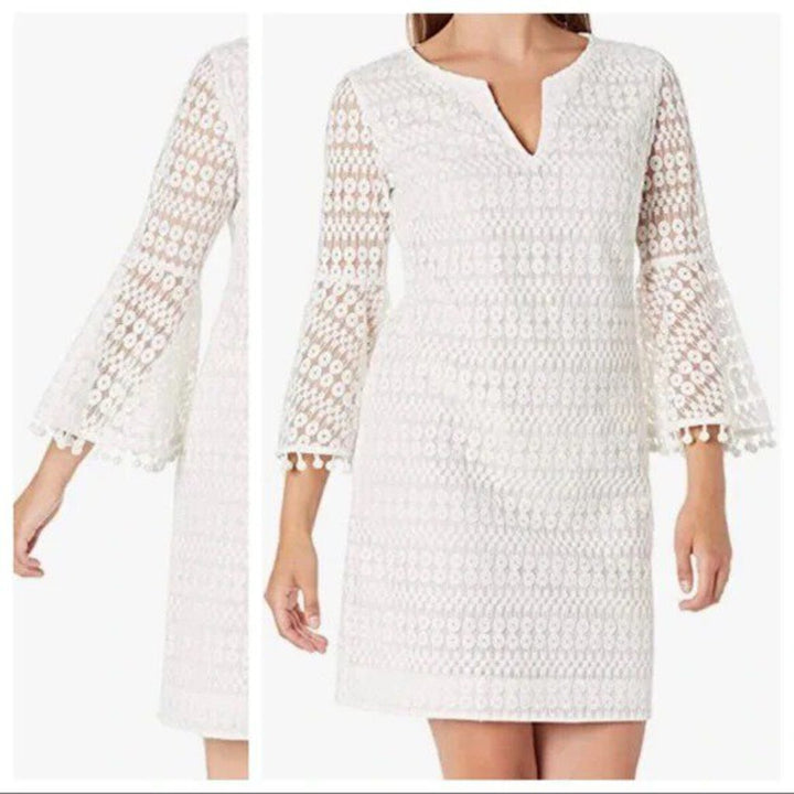 Trina Turk Loomis Beaded Tassel Sleeve NWT Dress - Size 4