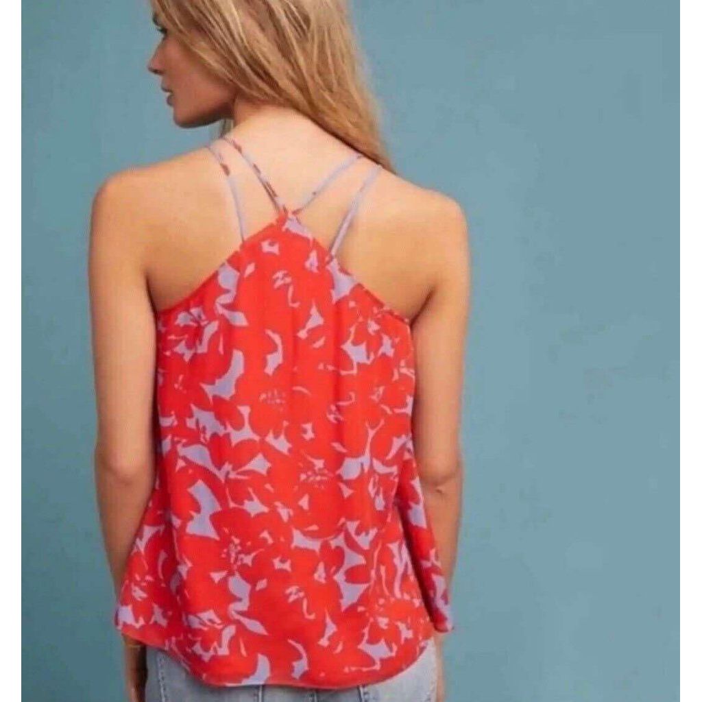 Maeve St. Lucia Racerback Floral Blouse - Size Small