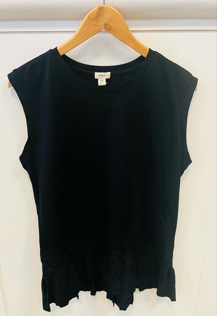 Tiny NWT Skirted Bottom Black Top - Size XS