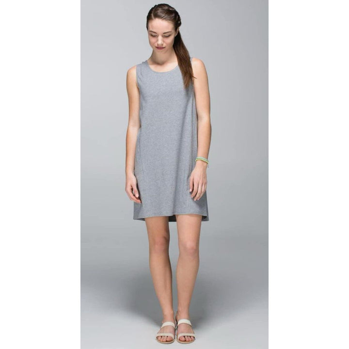 Lululemon Salutation To Savasana Dress in Heathered Medium Grey - Size 8