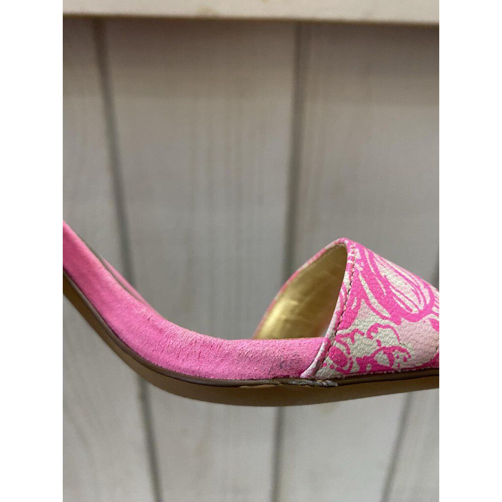 Lilly Pulitzer Heeled Tie Sandal - Size 6.5
