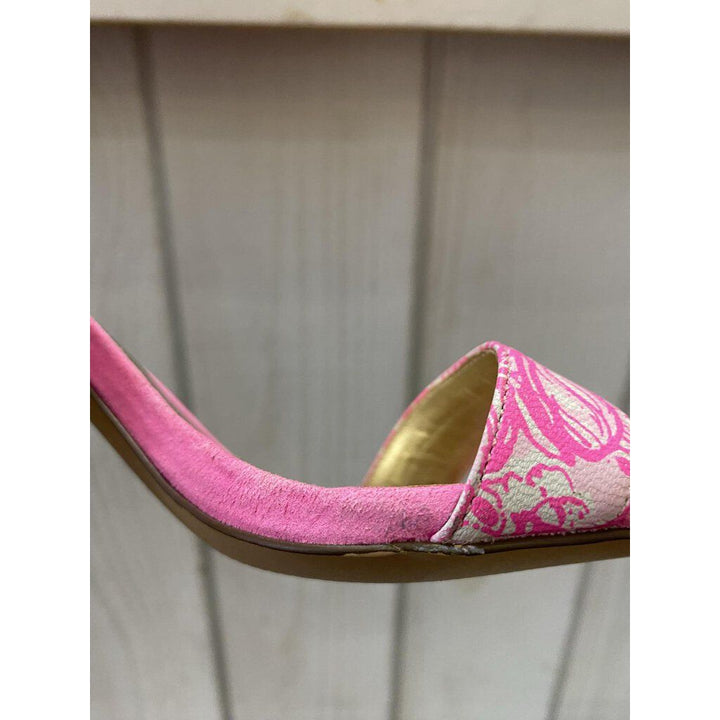 Lilly Pulitzer Heeled Tie Sandal - Size 6.5