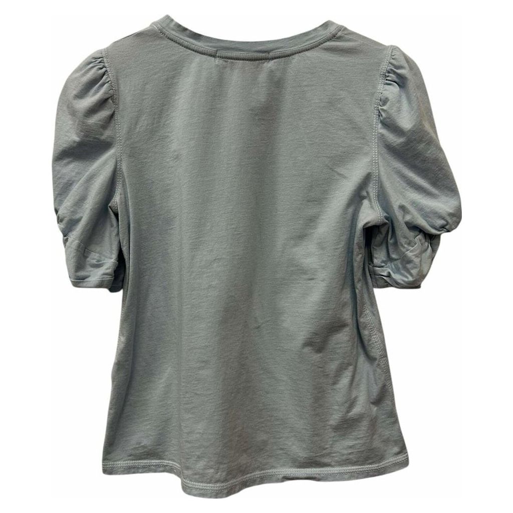 Buru Knotted Puff Sleeve Tee - Size Small