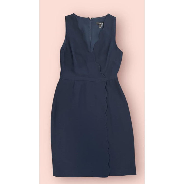 J Crew NWT Scalloped Dress - Size 2