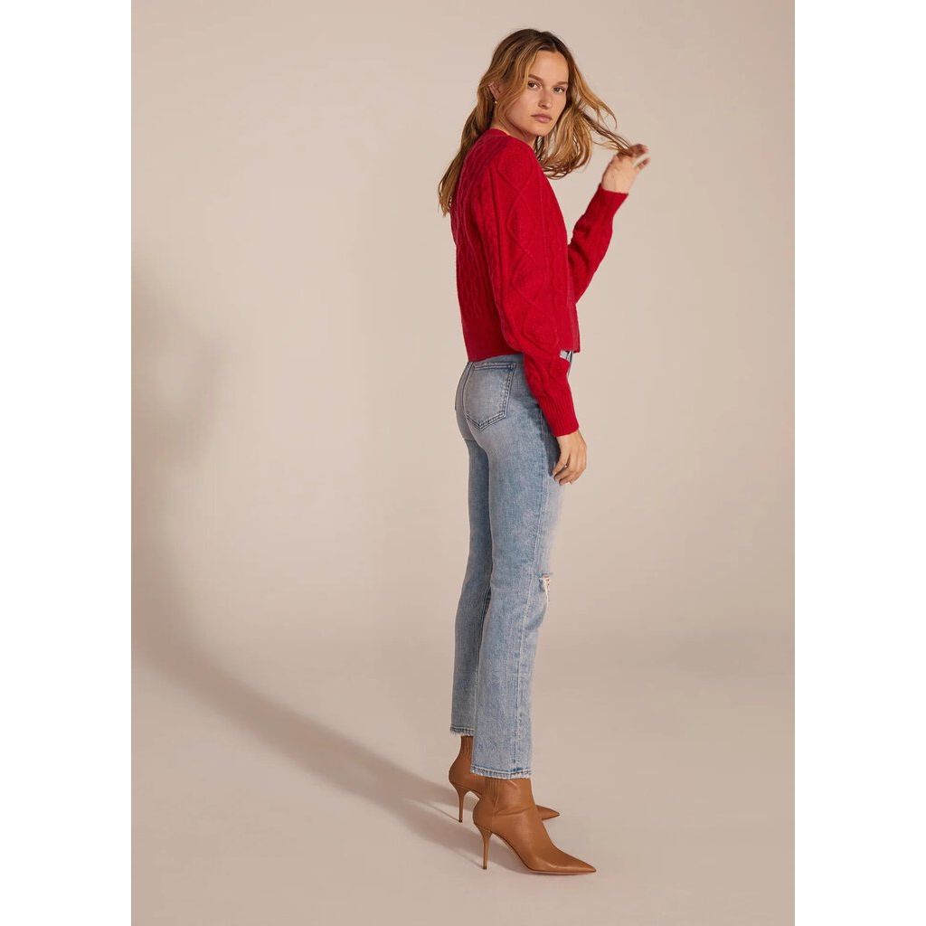 Favorite Daughter The Valentina Super High Rise Cigarette Ankle Jeans in Malibu - Size 28