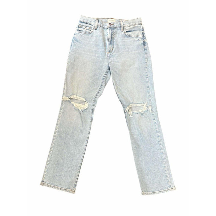 Favorite Daughter The Valentina Super High Rise Cigarette Ankle Jeans in Malibu - Size 28