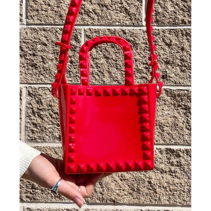 Carmen Sol Alice Mini Shoulder Bag in Red