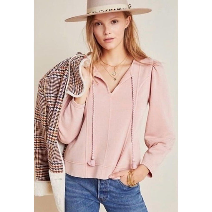 Maeve NWT Jeanne Puff-Sleeved Pullover - Size XS