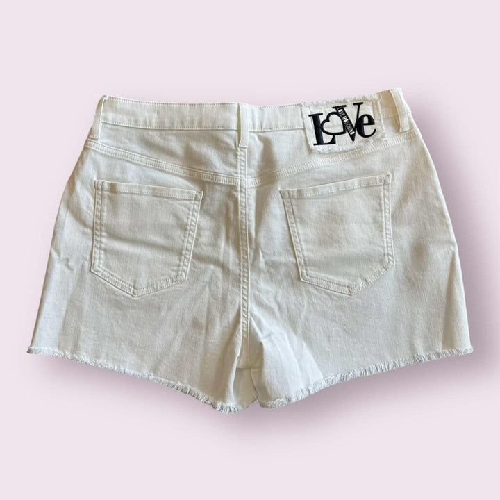 Love Moschino Stretch Denim Shorts - Size 10