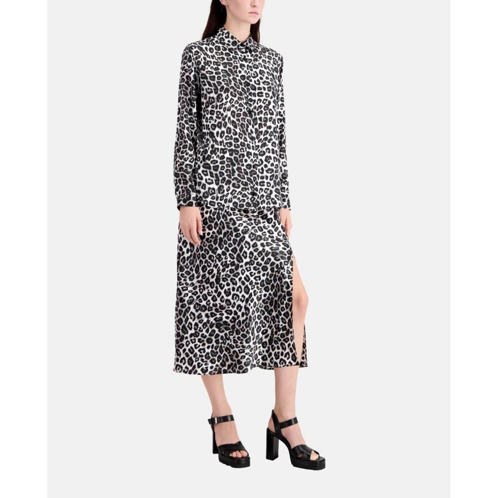 The Kooples Black Lizard Effect Leather Heeled Sandals - Size 38