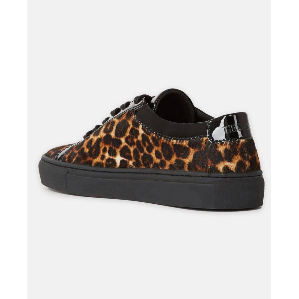 The Kooples Leopard Low Top Leather Sneakers - Size 39