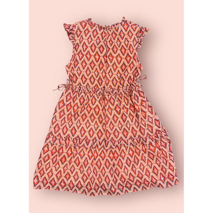 Banjanan Side-Cinched Tiered Mini Dress - Size Large