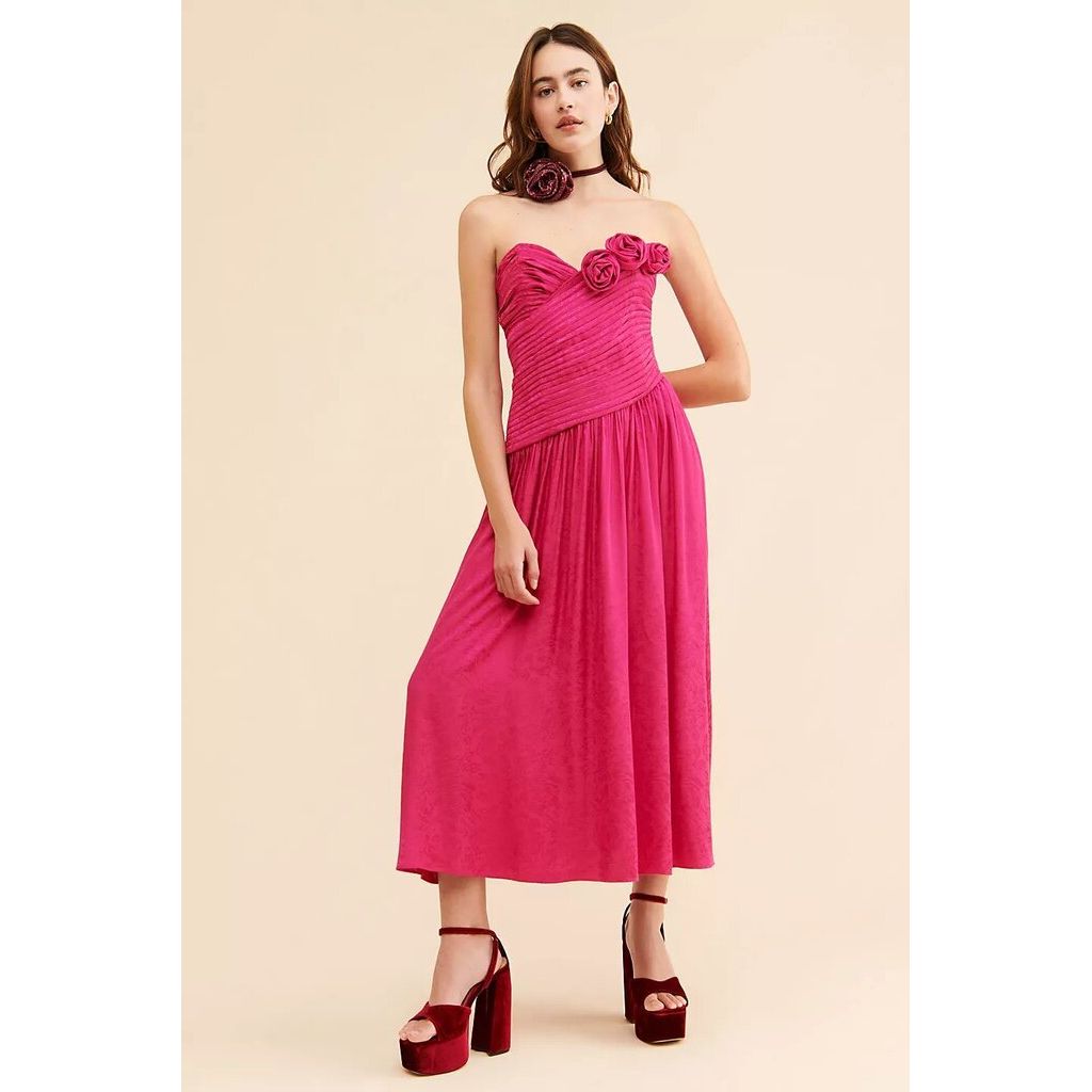 entrance is yours maxi dress pink ALL YOURS MAXI DRESS Mak Haus Boutique