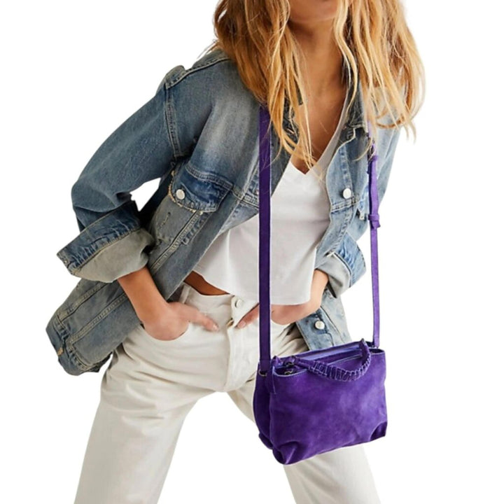 Free People Suede Crossbody