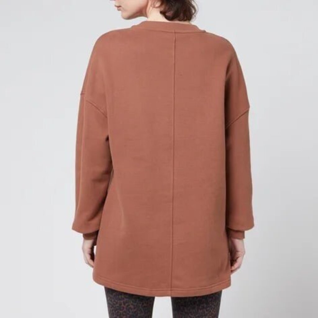 Varley Rowan Sweatshirt in Carob Brown - Size Small