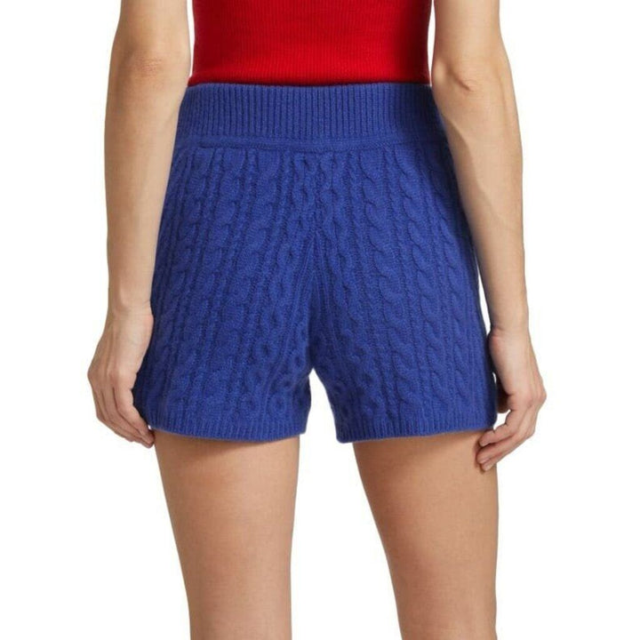 Rag & Bone Pierce Cashmere Cable-Knit Shorts - Size Medium