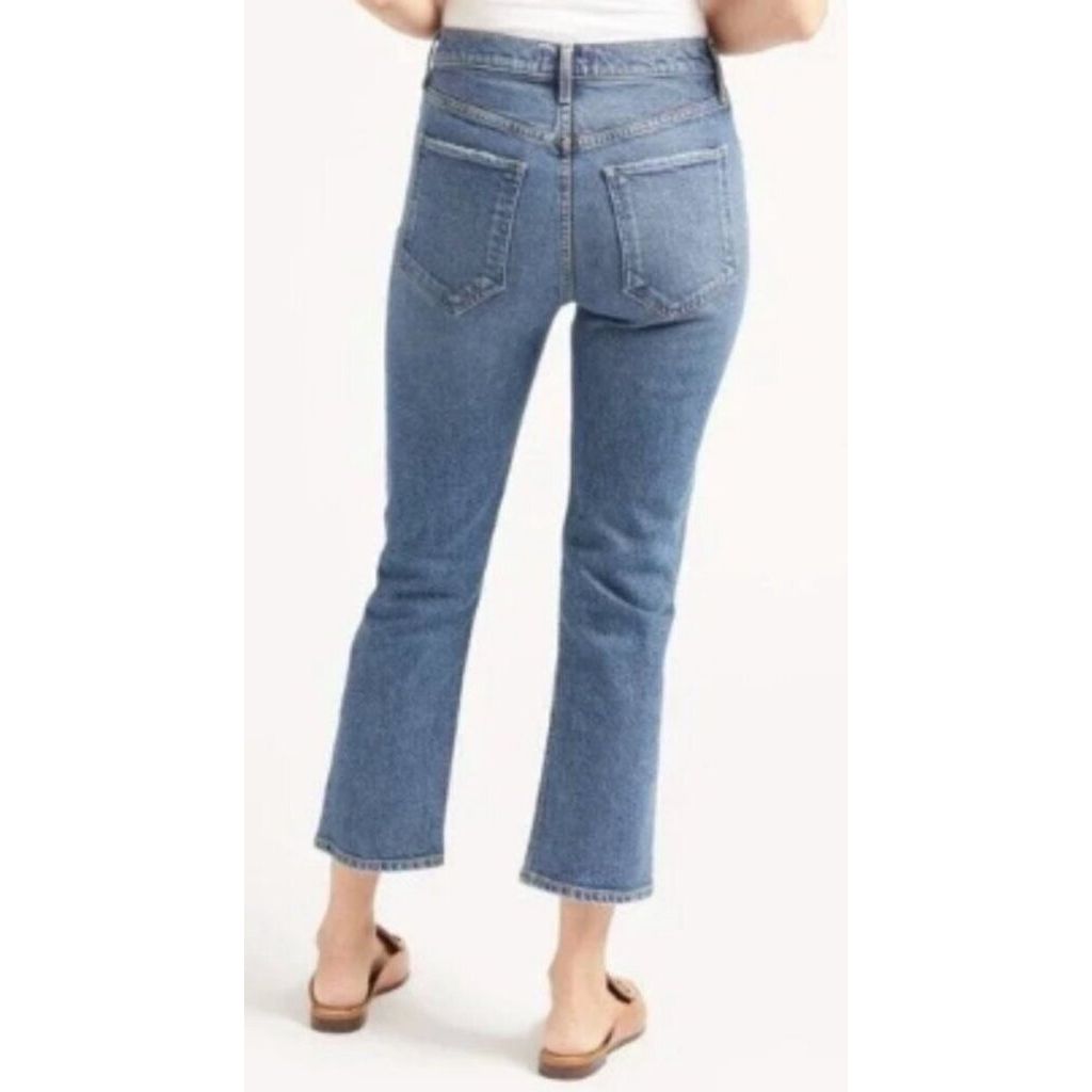 Agolde Riley Crop High Rise Straight Leg Jeans - Size 24