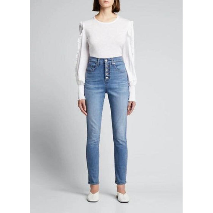 Veronica Beard Maera High Rise Skinny Jeans in Sedona - Size 24