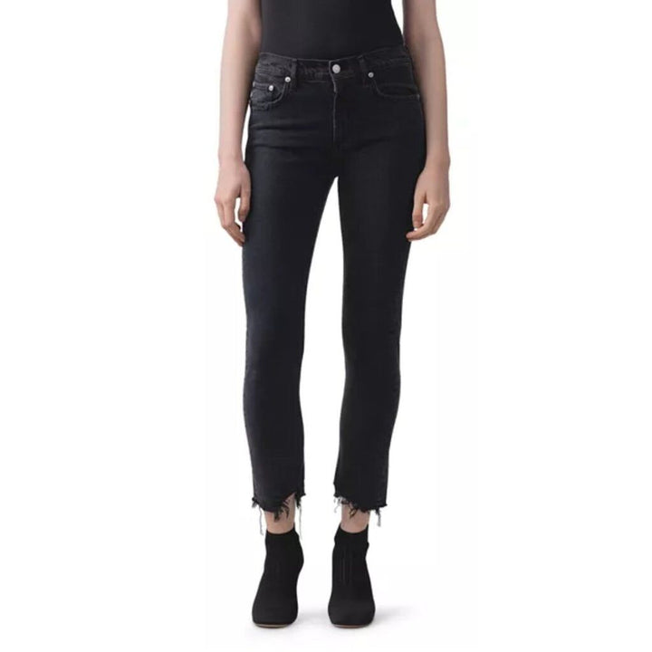 Agolde Toni Mid-Rise Slim Straight Jeans in Feral - Size 27