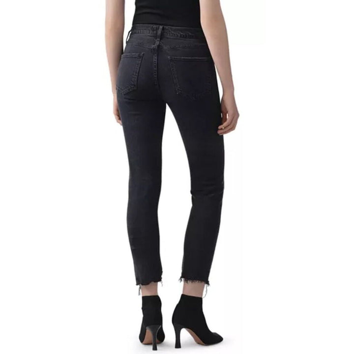 Agolde Toni Mid-Rise Slim Straight Jeans in Feral - Size 27