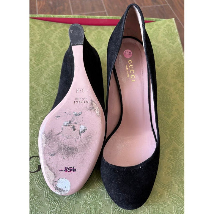 Gucci Suede Wedges - Size 37.5