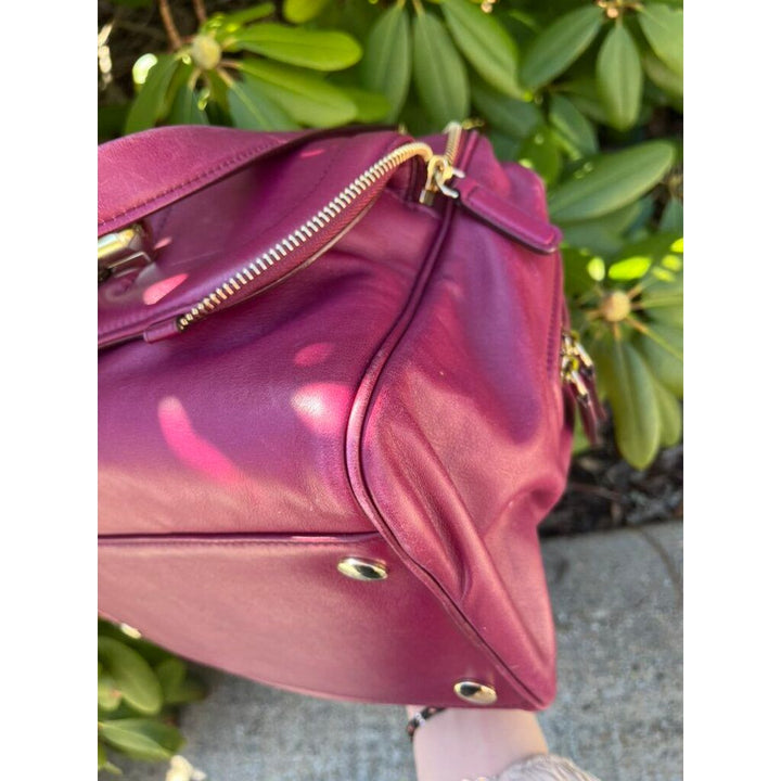 Jimmy Choo Justine Leather Satchel