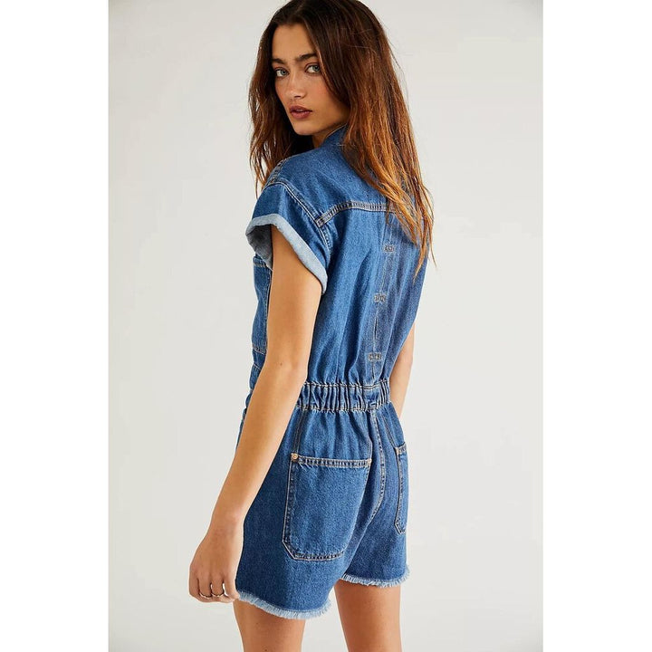 Free People NWT Work Hard Play Harder Romper - Size XS