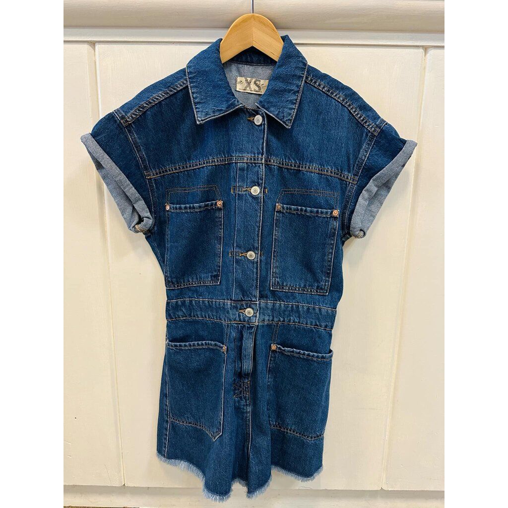 Free People NWT Work Hard Play Harder Romper - Size XS