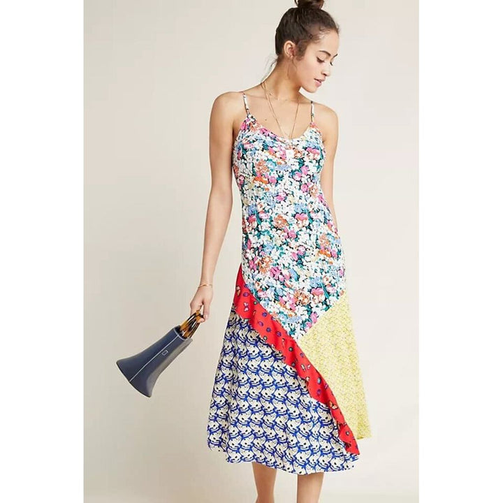 Anthropologie Colloquial Bias Dress - Size XS