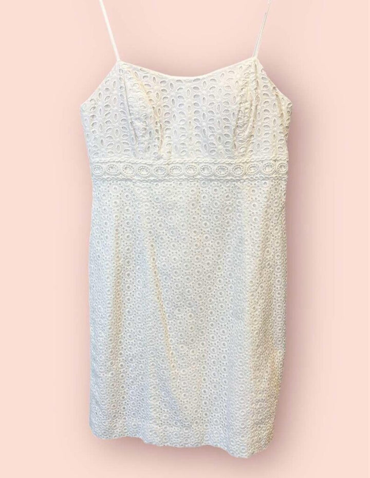 Lilly Pulitzer Liz Eyelet Mini Dress - Size 2