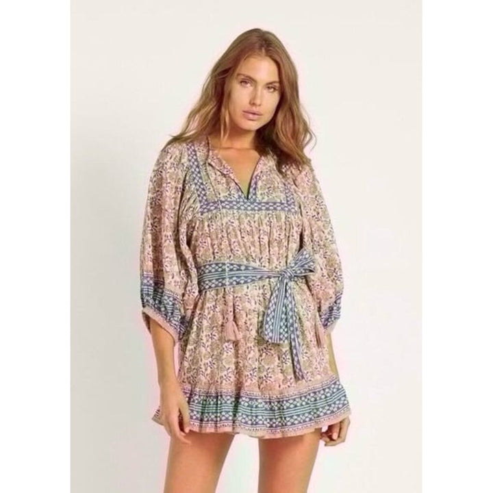 Cleobella Magdelena Mini Dress in Sunset (As Is) - Size XS