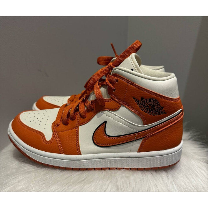Nike Air Jordan 1 Mid SE Sport Spice Sneakers - Size 8