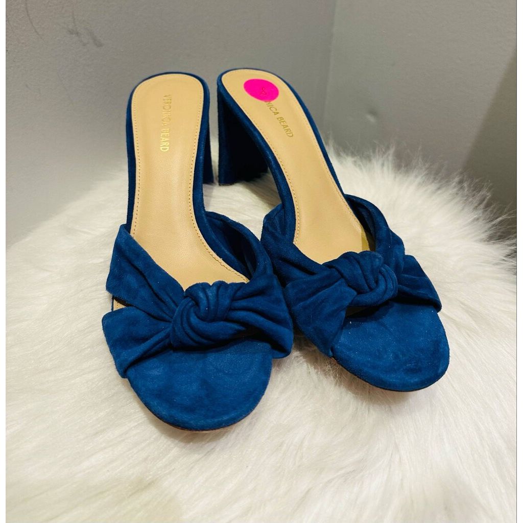 Veronica Beard Ganita Knot Front Sandal Heels - Size 8