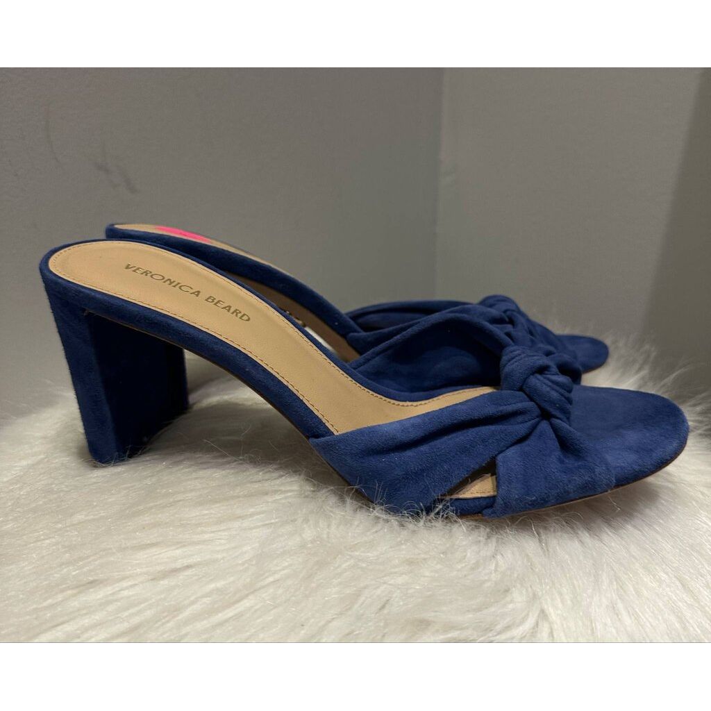 Veronica Beard Ganita Knot Front Sandal Heels - Size 8